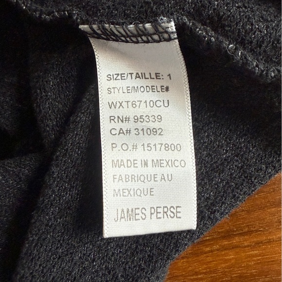 James Perse Charcoal Gray Cotton Knit Wide Neck Sheath Dress Small - Picture 8 of 12